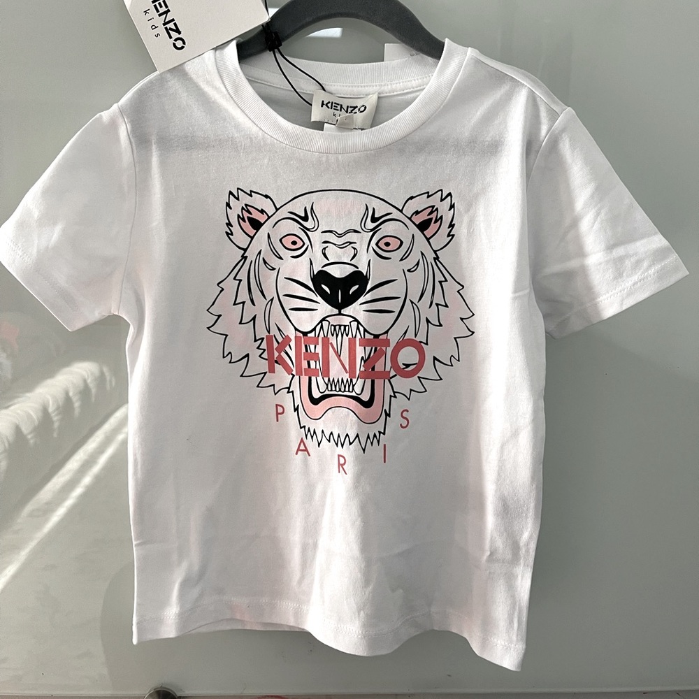 Kenzo Girl’s Tiger Logo T-Shirt Size 4